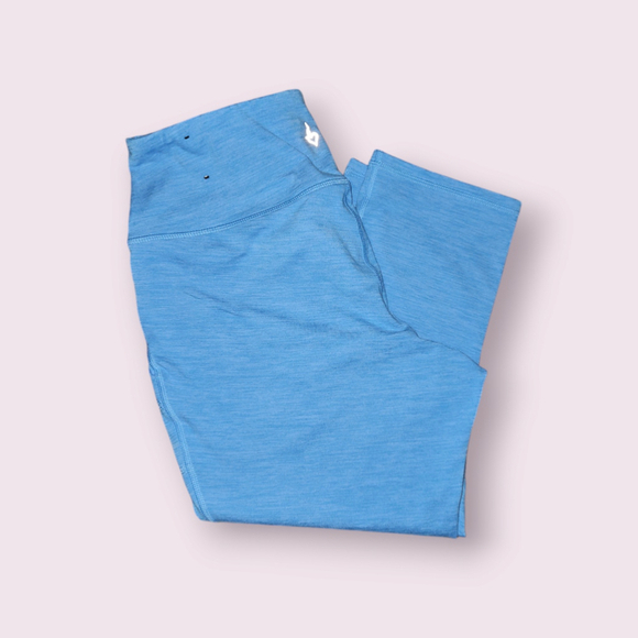 Torrid Performance Crop Design Leggings Size M/L 10 Atomic Blue - Picture 9 of 11